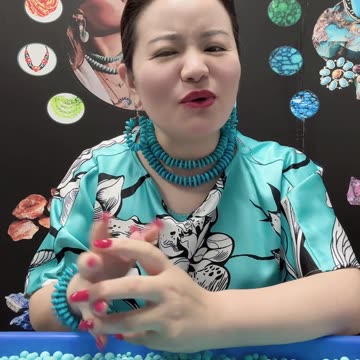 20251022-05 Natural Sterling Turquoise Earrings Ear Crystal Shining