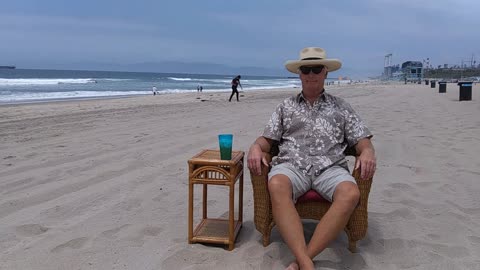 The Beach Captain in Time-Lapse. El Porto Beach, California. TL 053