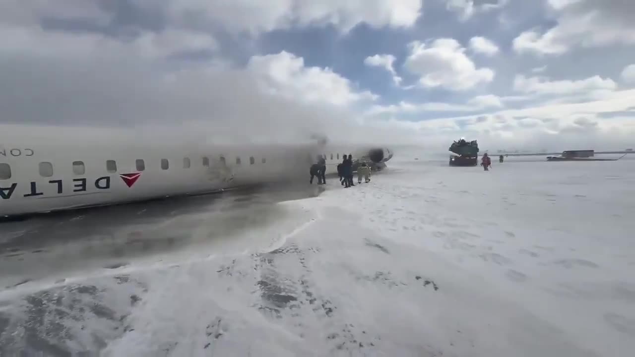 Delta plane crash landed in Toronto