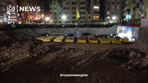 1 year on, Hezbollah holds memorial at site where Nasrallah was killed