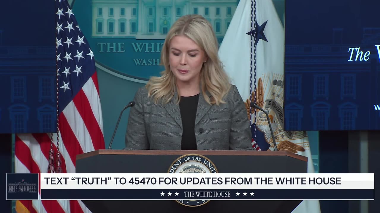Press Secretary Karoline Leavitt Briefs Members of the Media, Oct. 1, 2025