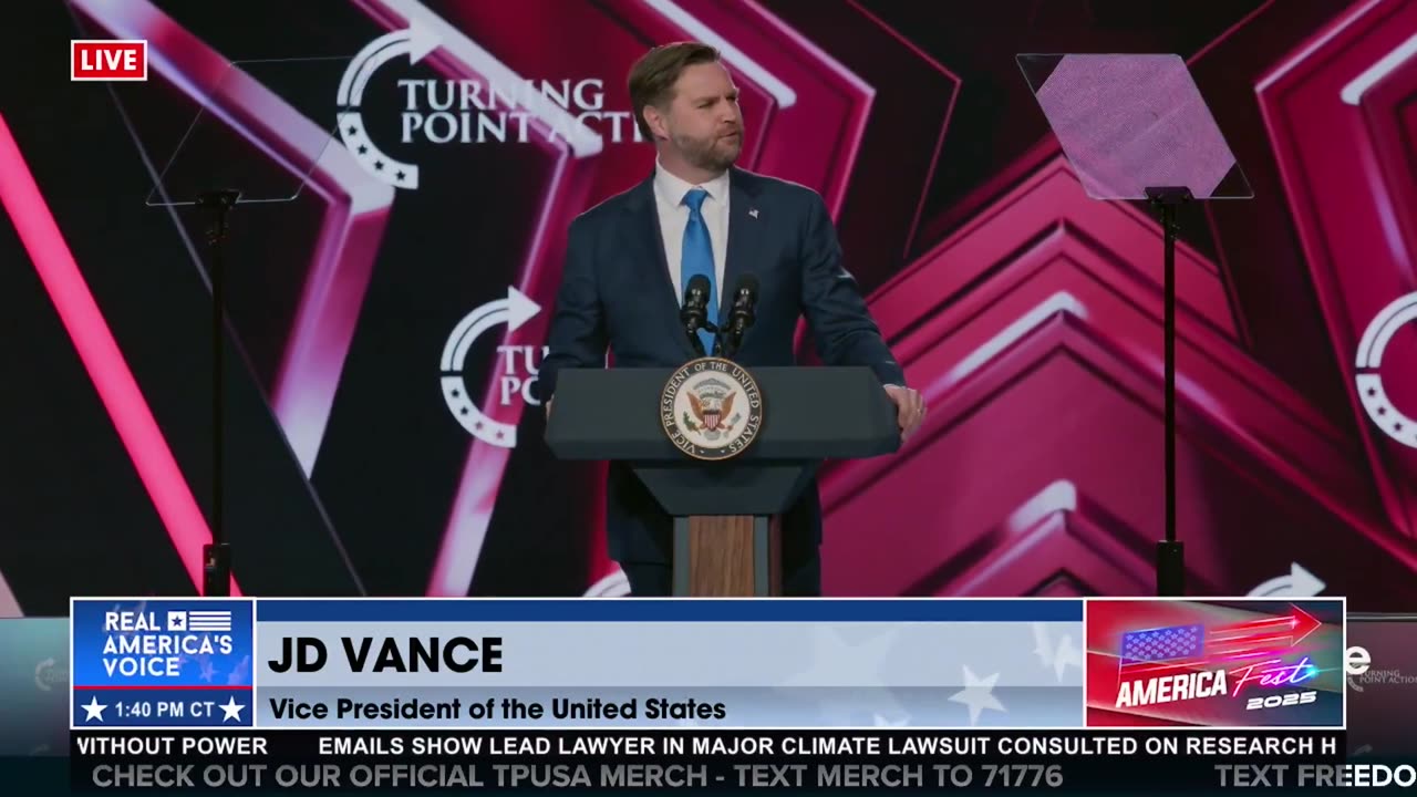 VANCE: ‘BE IMPATIENT’—AND ‘KEEP FIGHTING’