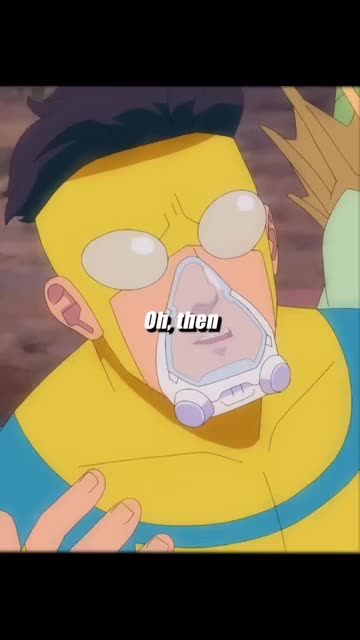 Invincible saved the fish that tried to kill him🐱‍🏍”#invincible #series #shorts