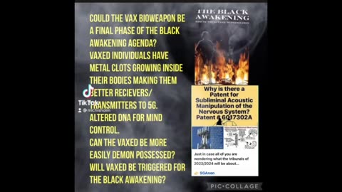 THE BLACK AWAKENING JAB BIOWEAPON AGENDA