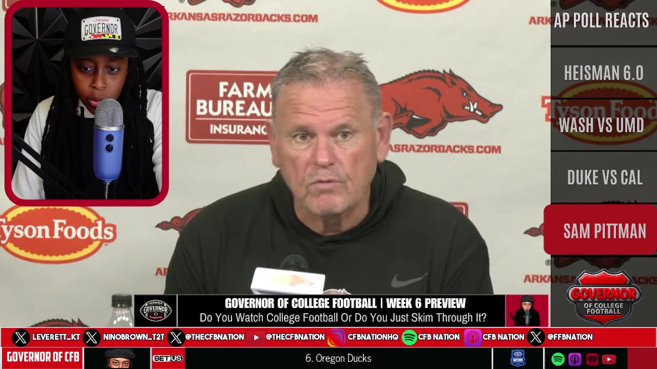 Week 6 CFB Preview and News + AP Reaction | Governor of CFB EP 93