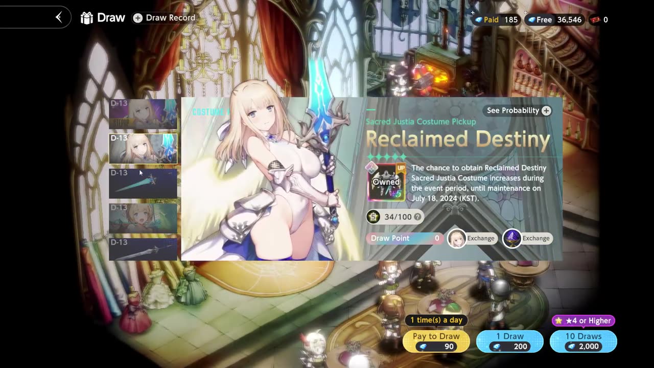 BrownDust II - 600 Pull FAILURE For Sacred Justia +5 and Exclusive Weapon + Daily Single Pulls