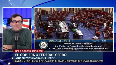 Claro y Directo desde la Casa Blanca: Cierre de gobierno