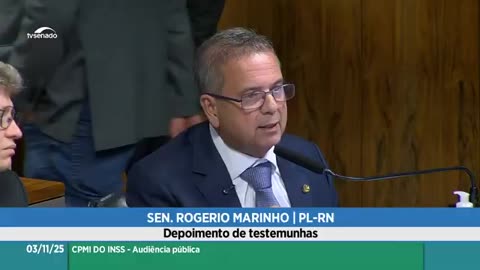 CPMI do INSS ouve Abraão Lincoln, presidente da Confederação da Pesca - 03/11/2025