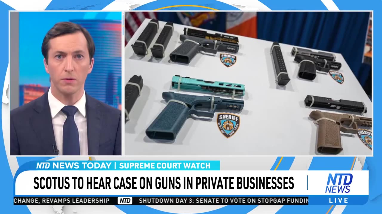 Supreme Court to Hear Case on Guns in Private Businesses