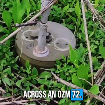 American Sapper Volunteer Detonates a Russian OZM-72 Anti-Personell Mine