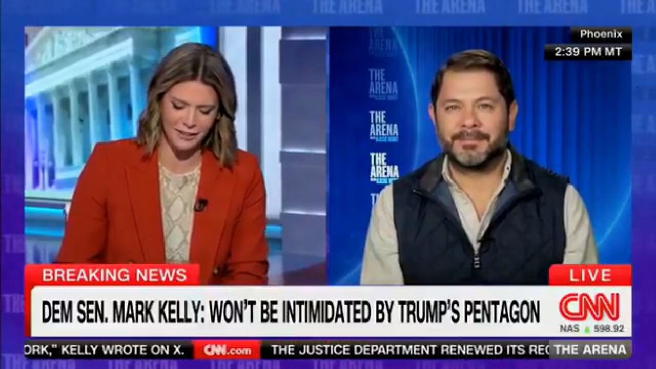 Democrat Sen. Ruben Gallego Confirms Dems' Video Instructing Troops To Disobey Orders Was A "Script"