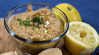 Smooth & Creamy Caramelized Onion Hummus