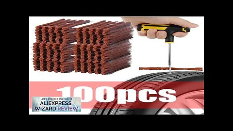 Tire Repair Strips Tubeless Rubber 100/5Pcs Glue Seals for Car Motorcycle Bike Review