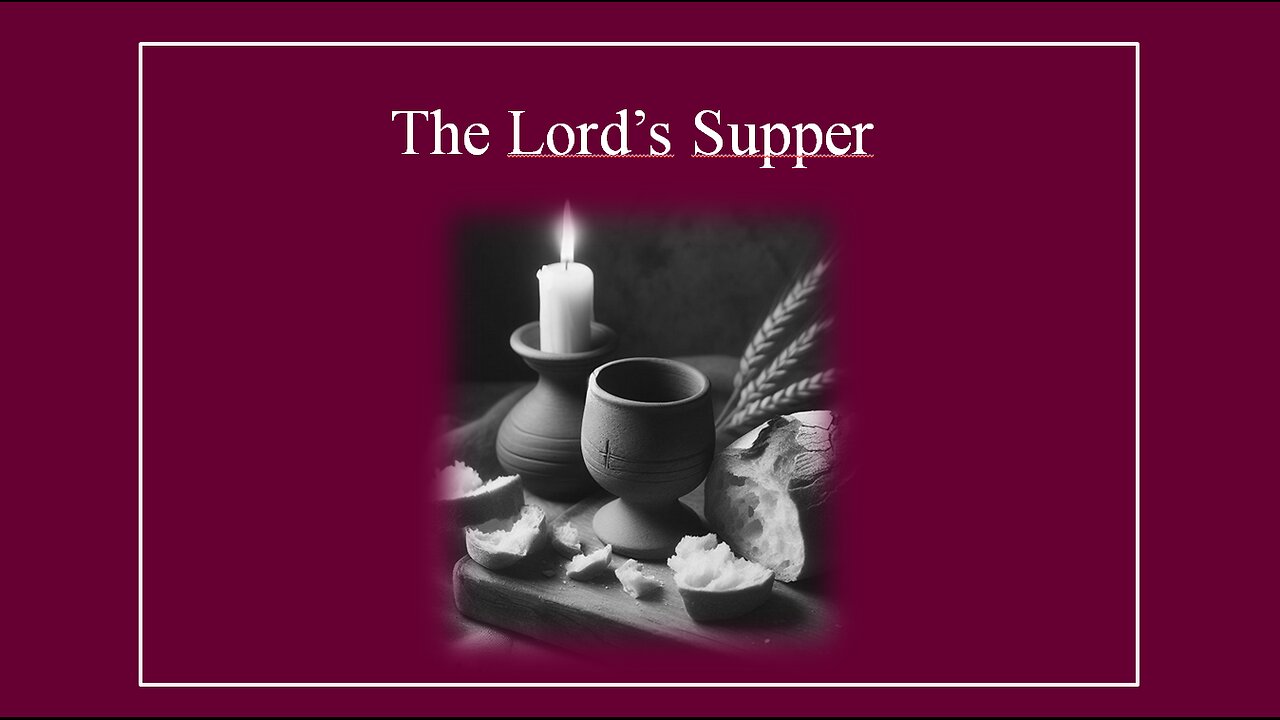 The Lord's Supper. Have we forgotten what it is about?