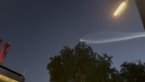 SpaceX Launch Over California