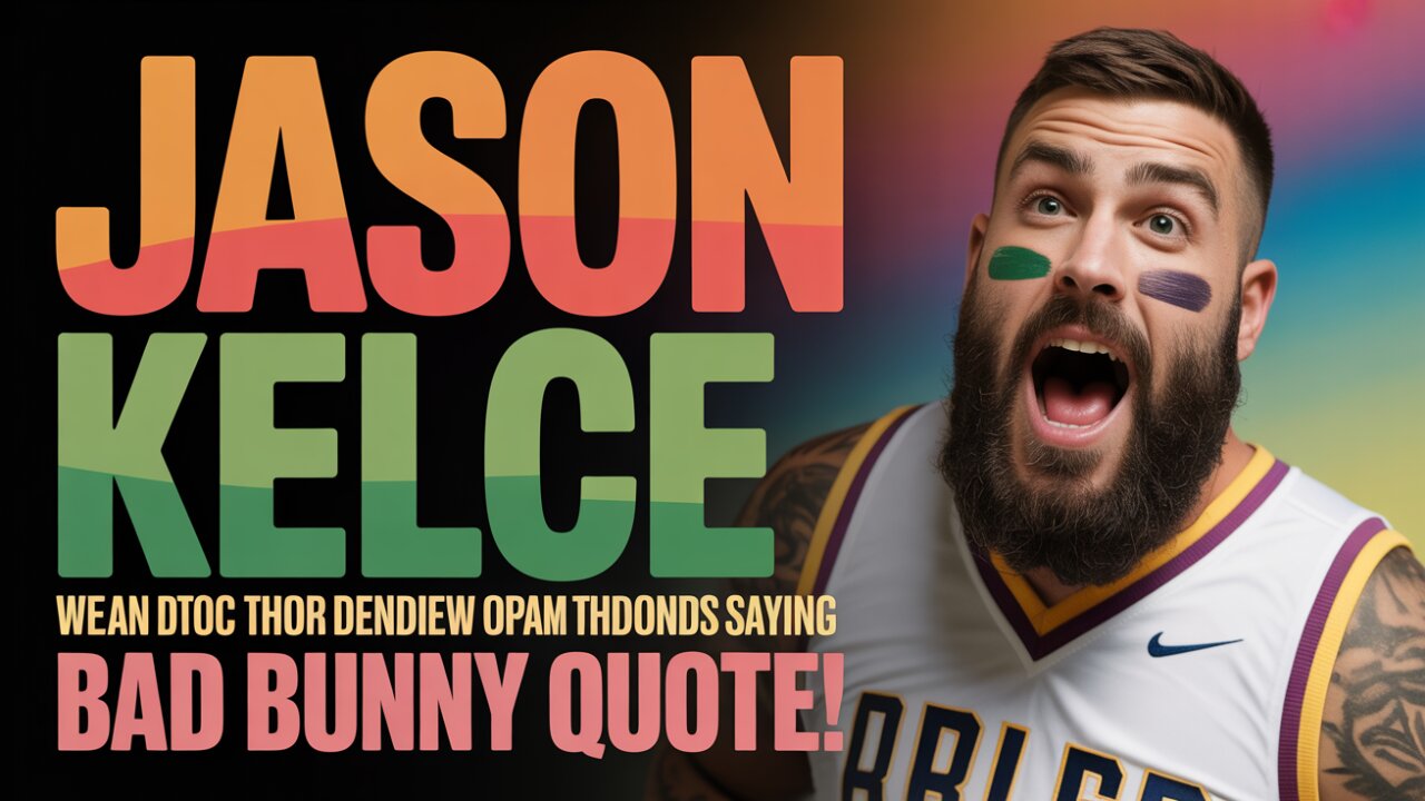 Jason Kelce DENIES Saying Bad Bunny Quote!!!