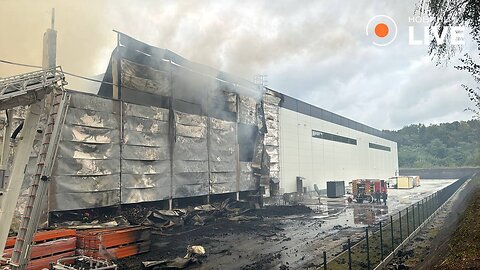 Scale of destruction of Sparrow industrial park in Lviv