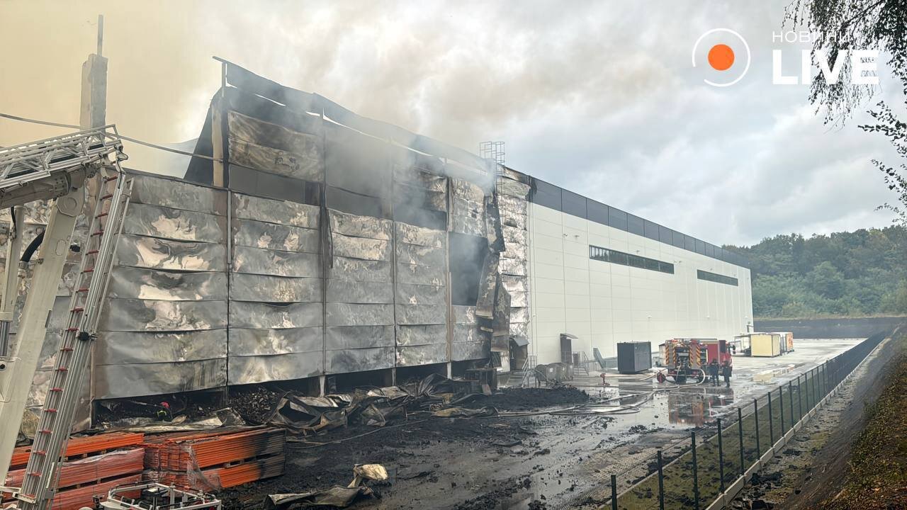 Scale of destruction of Sparrow industrial park in Lviv