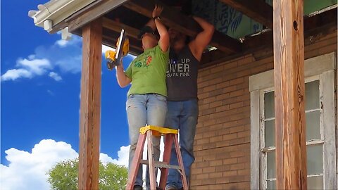 Trying To Weather Proof Our 200+ Year Old Farmhouse Porch