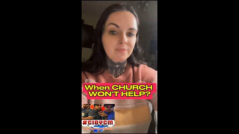 When the church won't help you during a social experiment, all they were doing was being tested.