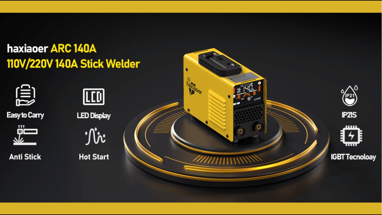 140A Stick Welder Welding Machine -2 in 1 MMA Lift TIG Stick Welder