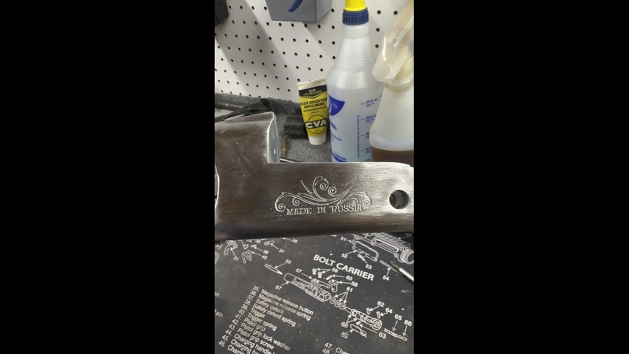 Polished frame Russian 12ga
