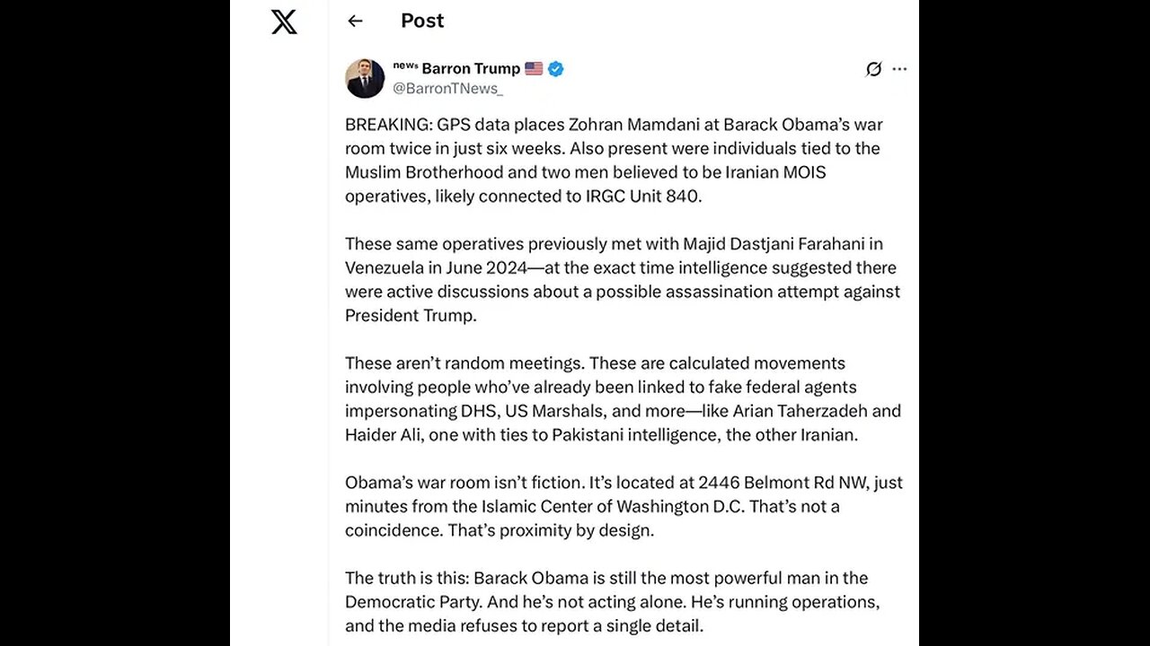 liberal democrat cult klan obama didnt endorse zohran mamdani eventhough hes already in new jersey