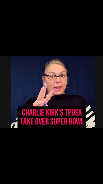 🚨 Charlie Kirk’s TPUSA Take Over Super Bowl Halftime 😱 #ASL #deaf #signlanguage