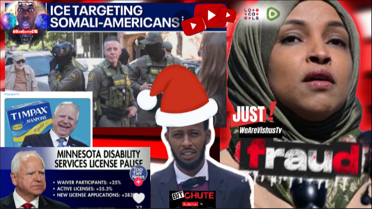 "FRAUD" ILHAN OMAR: Ice Targeting Somali-Americans... #VishusTv 📺