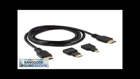 3 in 1 1.5m HDMI HD Cable Micro HDMI Connector HDMI Adapter Review