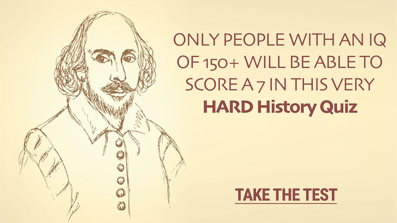 HARD History Quiz