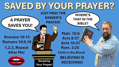 Saved by Your Prayer? #sinnersprayer #savedbyprayer #salvation #prayer #prayers #praying #faith