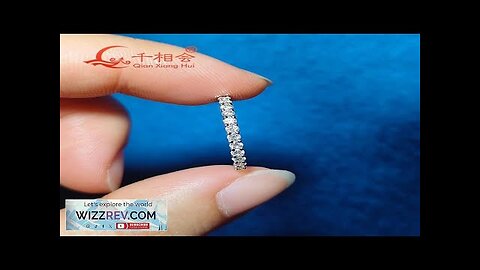 14k 18k real gold 1/2 Eternity Ring D Color 1.7mm Round moissanite Review