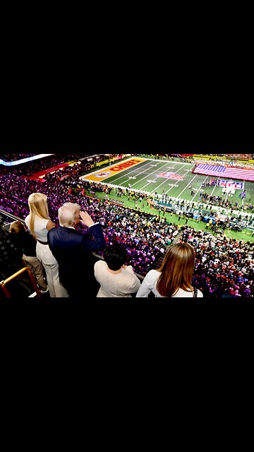 President Trump at Super Bowl LIX 🇺🇸🏈