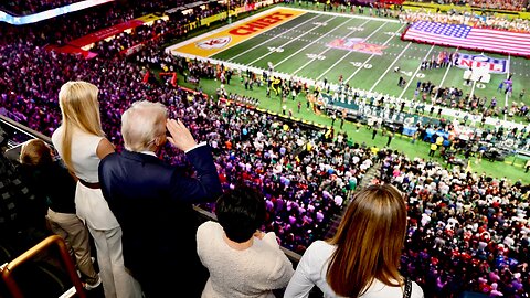 President Trump at Super Bowl LIX 🇺🇸🏈