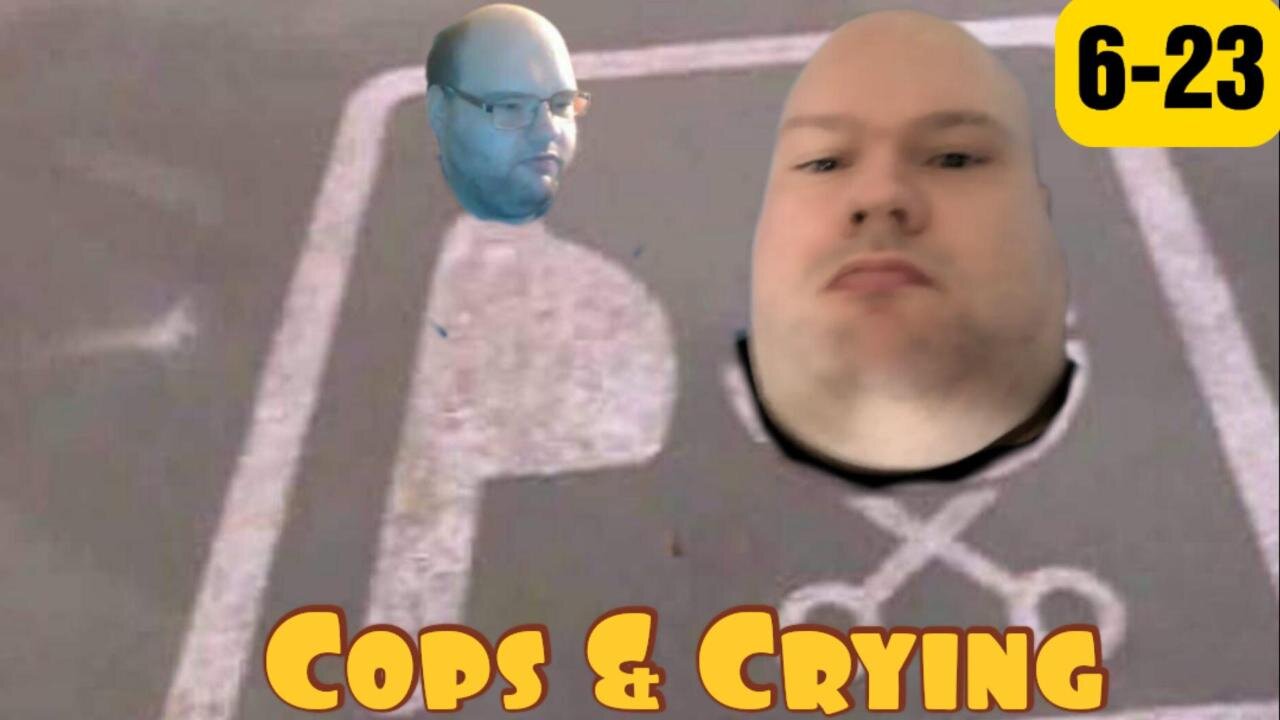 Andy Ditch Cops Follow Then Crys in Lot 6-23