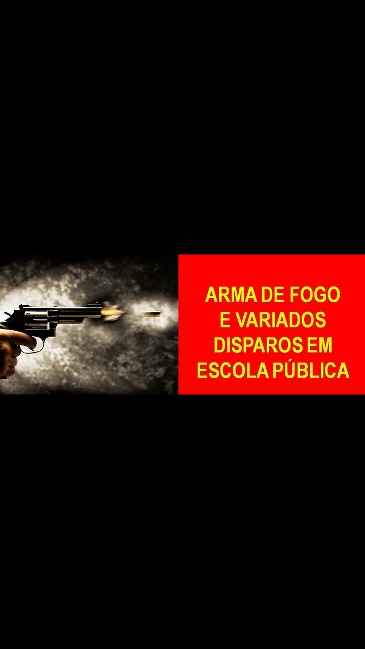 CRIMINALIDADE PORTUGAL: ARMA DE FOGO E VARIADOS DISPAROS EM ESCOLA PÚBLICA