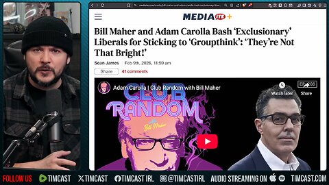 Bill Maher SLAMS Liberals For GROUPTHINK With Adam Corolla | Tim Pool