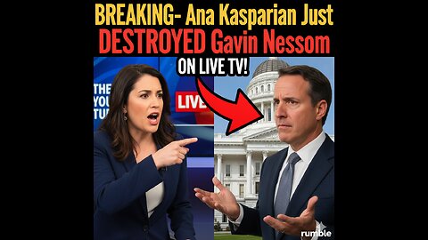 BREAKING- Ana Kasparian Just DESTROYED Gavin Newsom On LIVE TV!