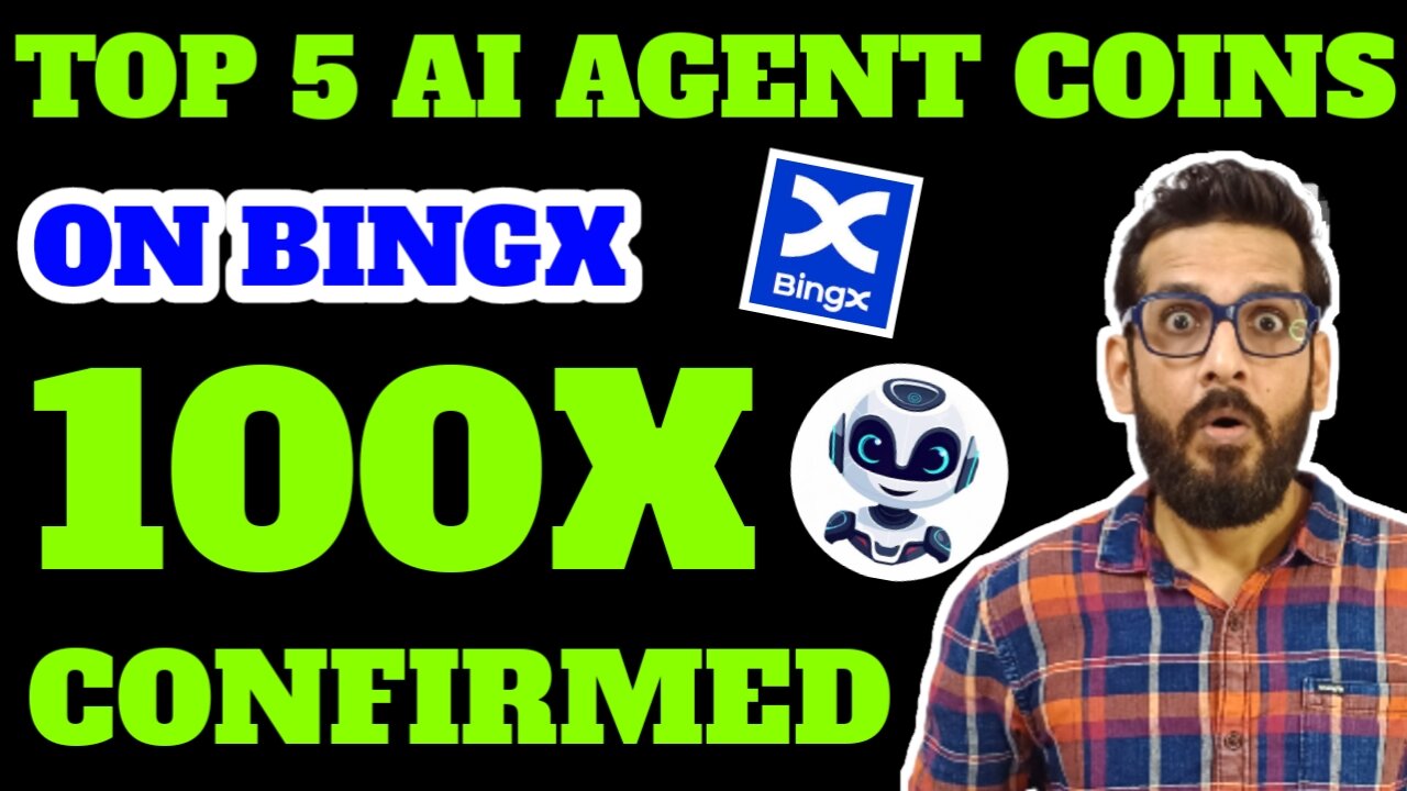 Top 100X AI Agent Coins | 100X Memecoins | Bingx | Best Crypto Exchange | BEST AI coins | #crypto