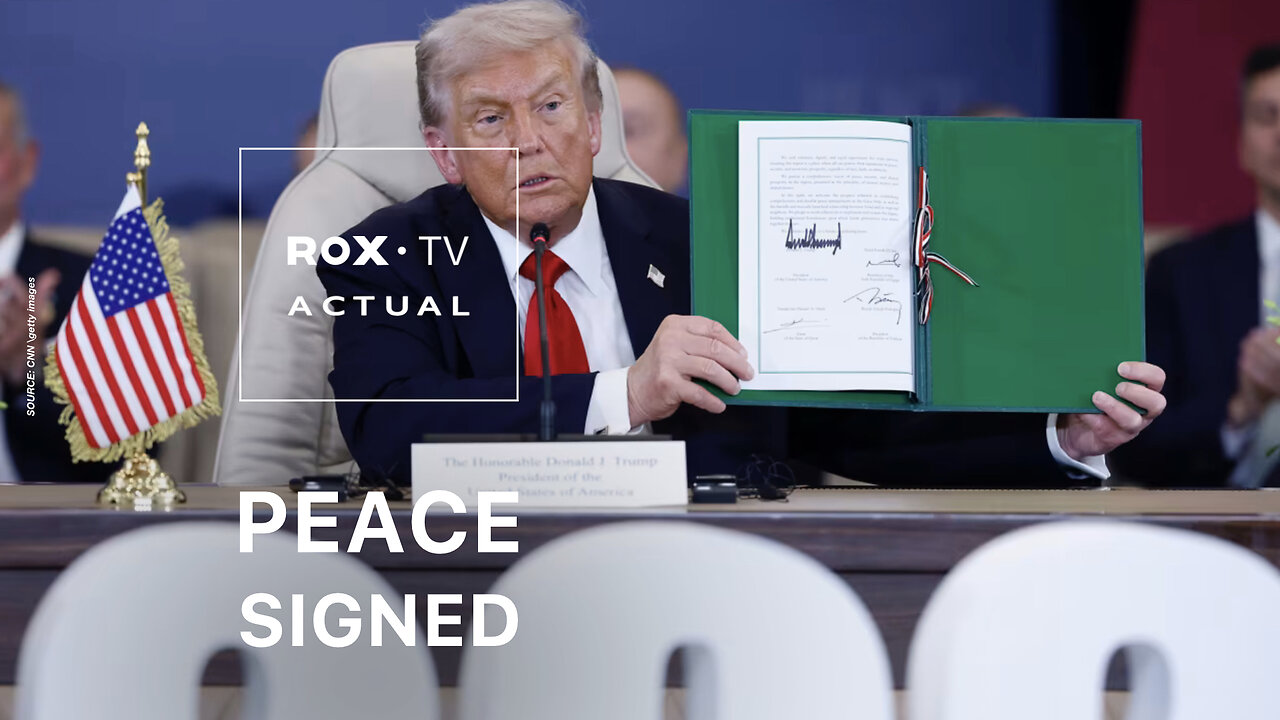 ROX• TV | Gaza Peace Summit: ‘Trump hails ‘tremendous day for Middle East’