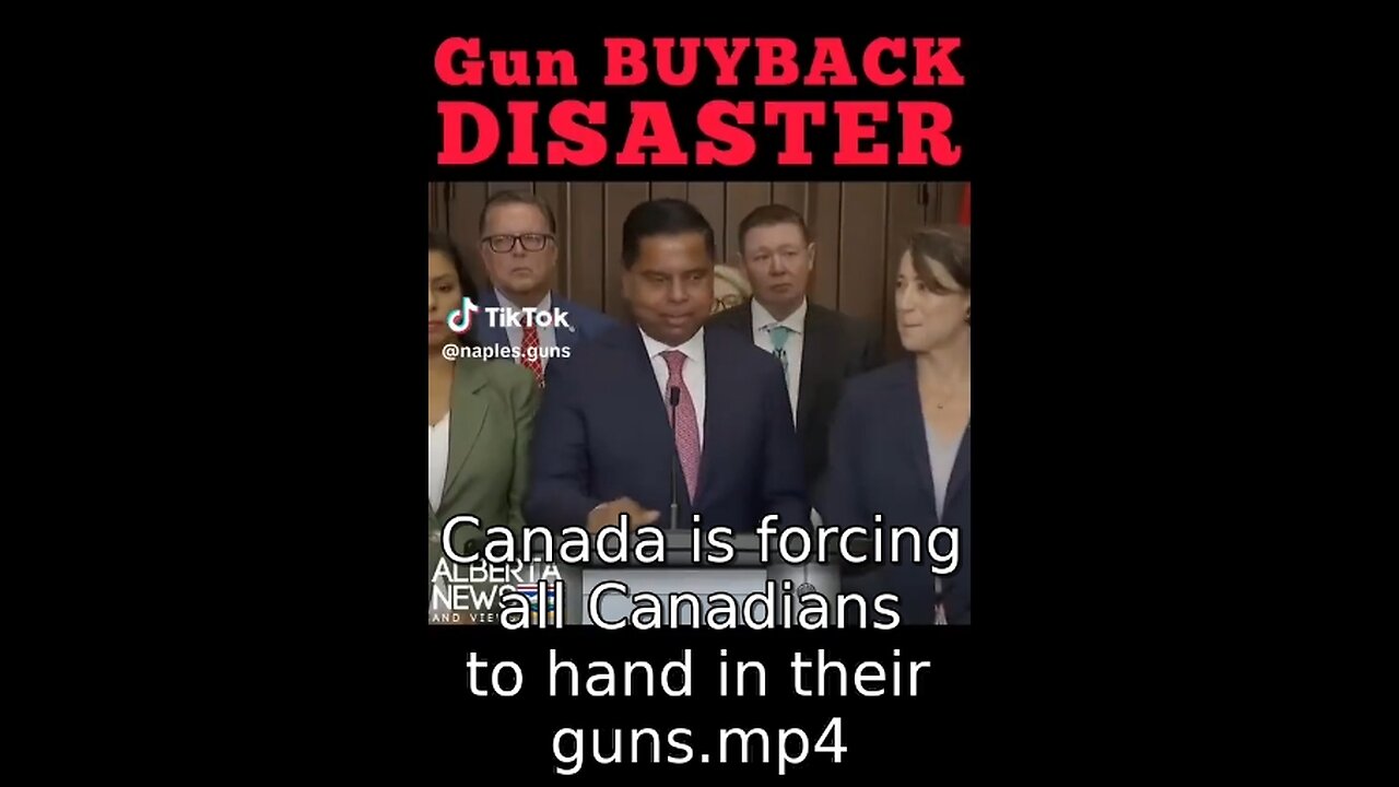 Canada is forcing all Canadians to hand in their guns
