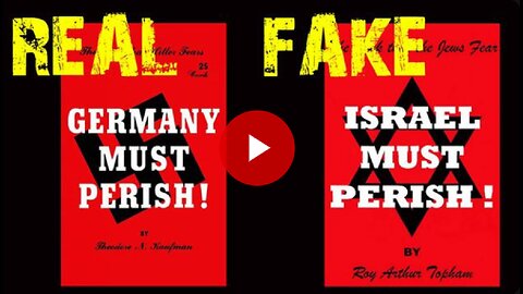 The JEWISH FINAL SOLUTION to EXTERMINATE the GERMAN POPULATION! - Ernst Zundel