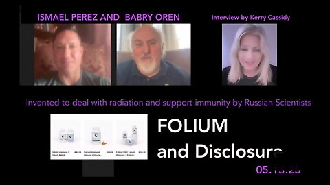 FOLIUM AND DISCLOSURE: with DR. BABRY OREN AND ISMAEL PEREZ