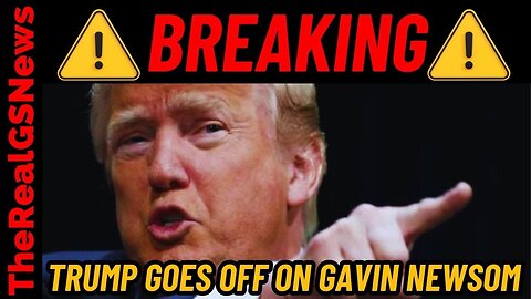 BREAKING!! ⚠️ "Must Watch" Trump issues URGENT MESSAGE to California Governor Gavin Newsom