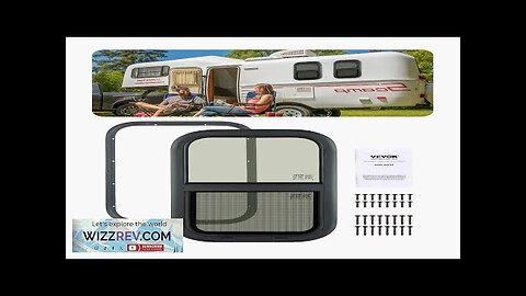 Vertical RV Window 14" W x 22" H Tinted Sliding RV Window Review