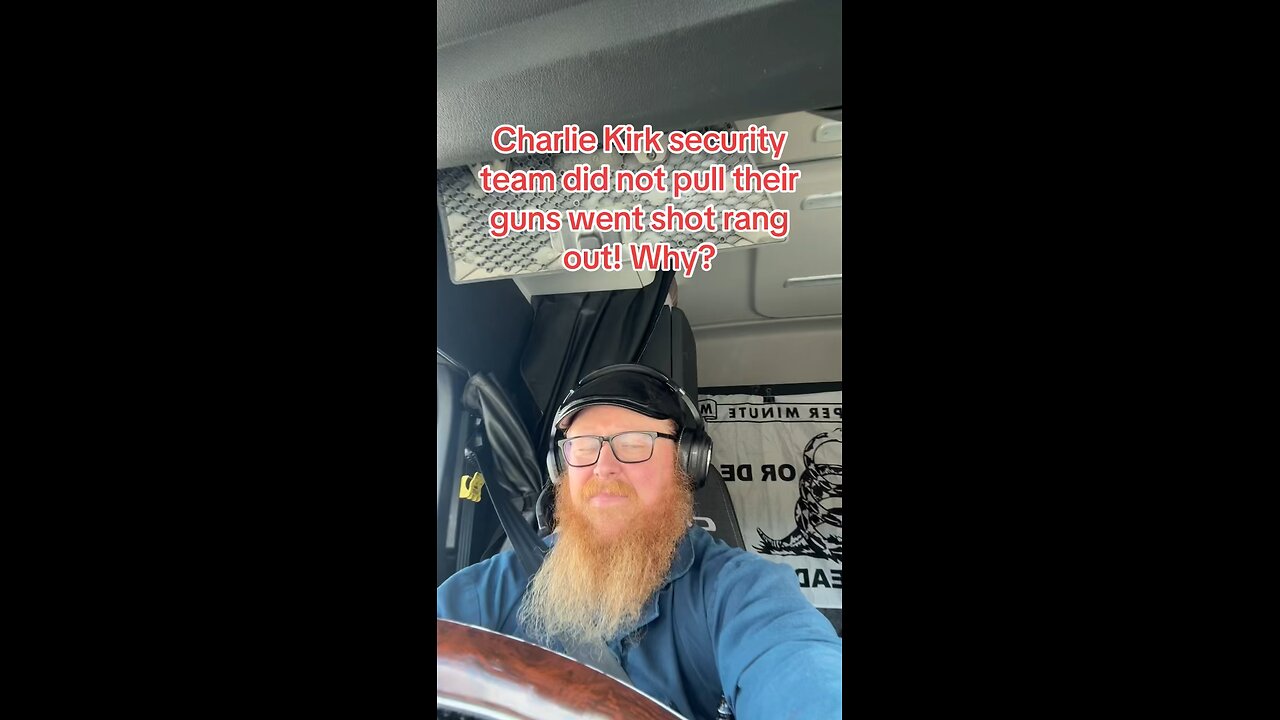 Why did Charlie’s security detail not draw their weapons when the shot rang out?