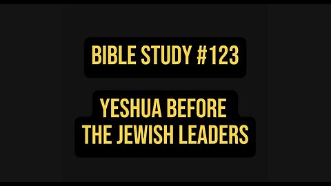 📍 Bible Study #123 📖 Yeshua Before The Jewish Leaders 😬 #ASL #deaf #realtalk