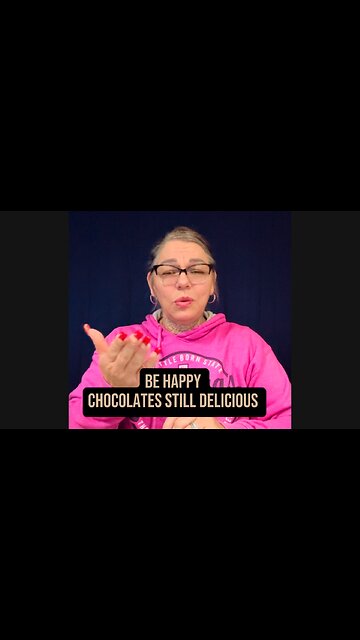 📍 Be Happy Chocolates Still Delicious Compared To Vanilla 🥰 #ASL #deaf #deaf