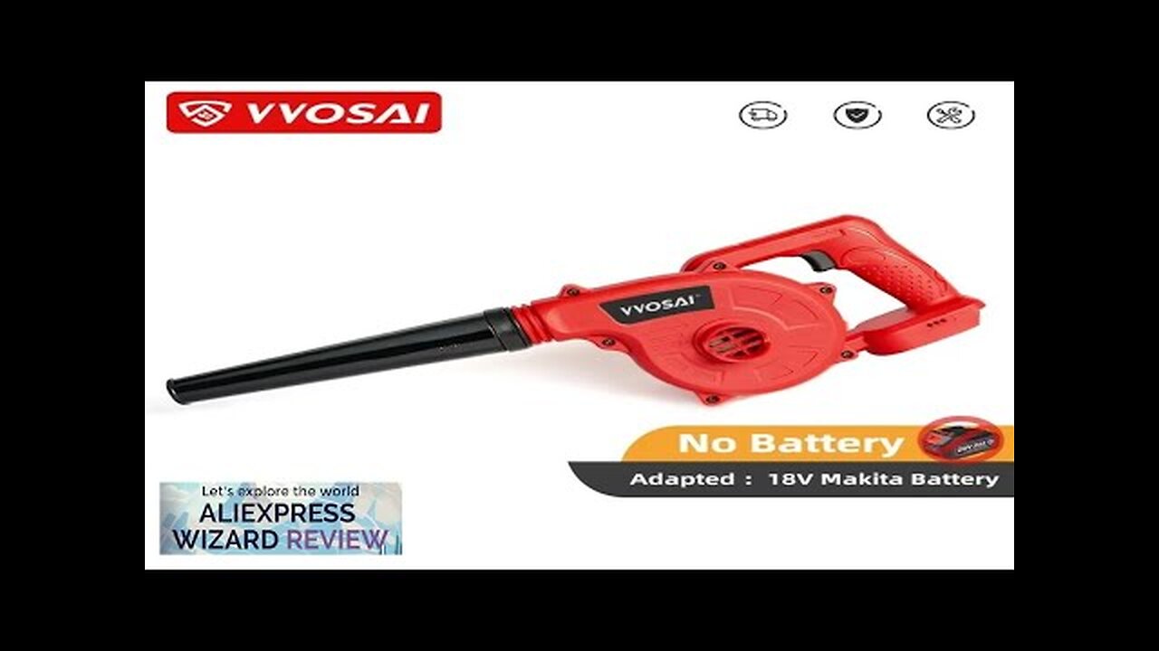 VVOSAI Cordless Leaf Blower Electric Air Blower Cordless Garden Tools For 18V Review